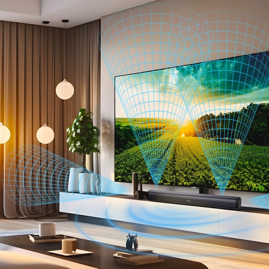 TESLA Electronics PrimeSound - Dolby Atmos Soundbar 2.1 230W/230V + Fernbedienung