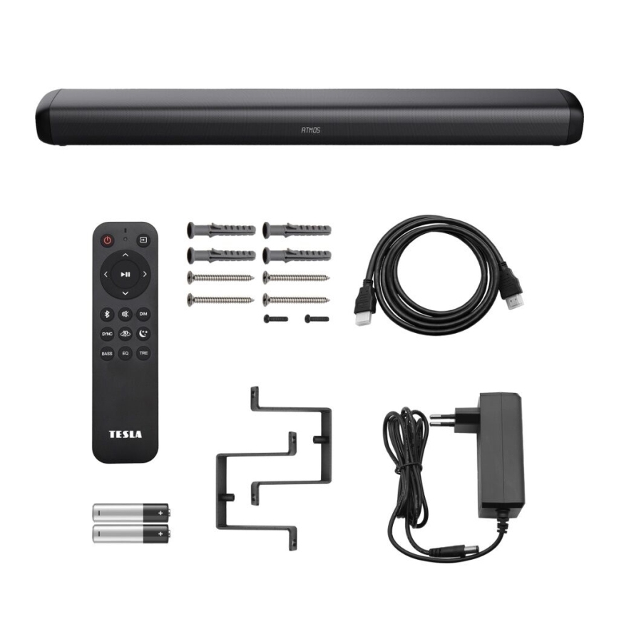 TESLA Electronics PrimeSound - Dolby Atmos Soundbar 2.1 230W/230V + Fernbedienung