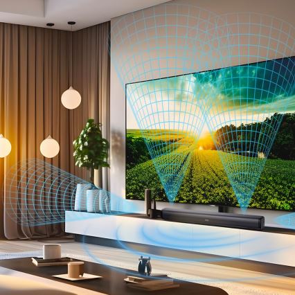 TESLA Electronics PrimeSound - Dolby Atmos soundbar 2.1 230W/230V + telecomando