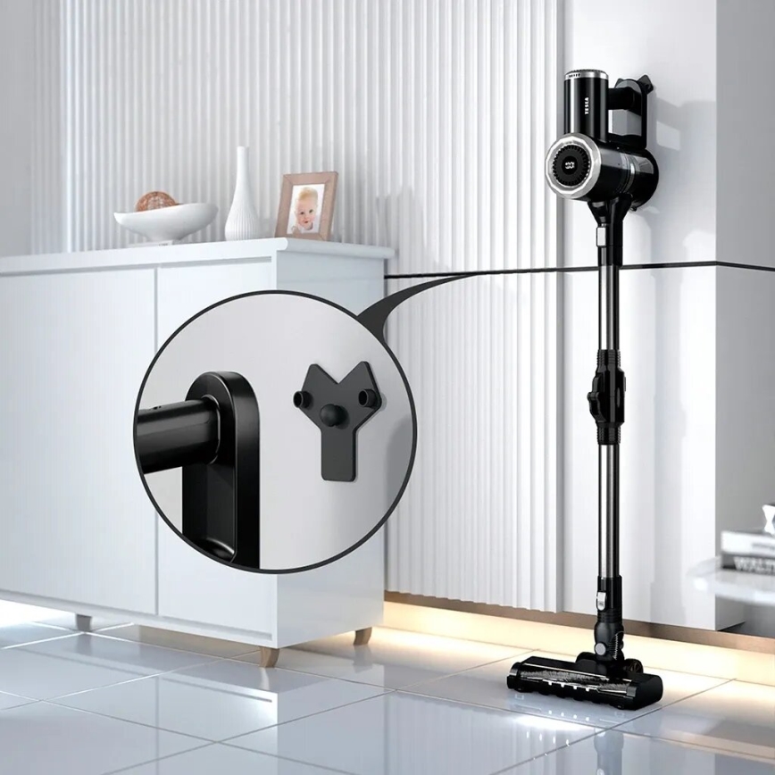 TESLA Electronics PureStar - Aspirateur-balai flexible sans fil 2en1 150W/2200 mAh noir