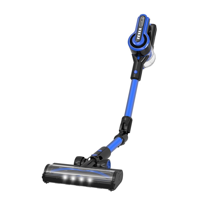 TESLA Electronics PureStar - Aspirateur-balai flexible sans fil 3en1 300W/2200 mAh noir/bleu