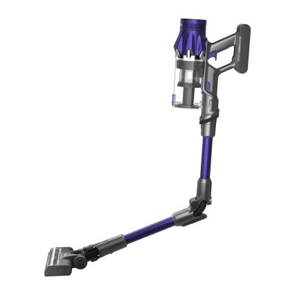 TESLA Electronics PureStar - Flexibler kabelloser Stielstaubsauger 2in1 250W/2200 mAh grau/violett
