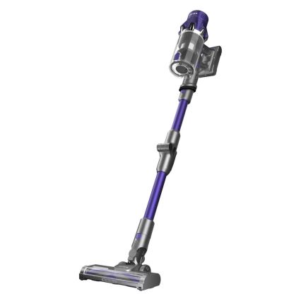 TESLA Electronics PureStar - Flexibler kabelloser Stielstaubsauger 2in1 250W/2200 mAh grau/violett
