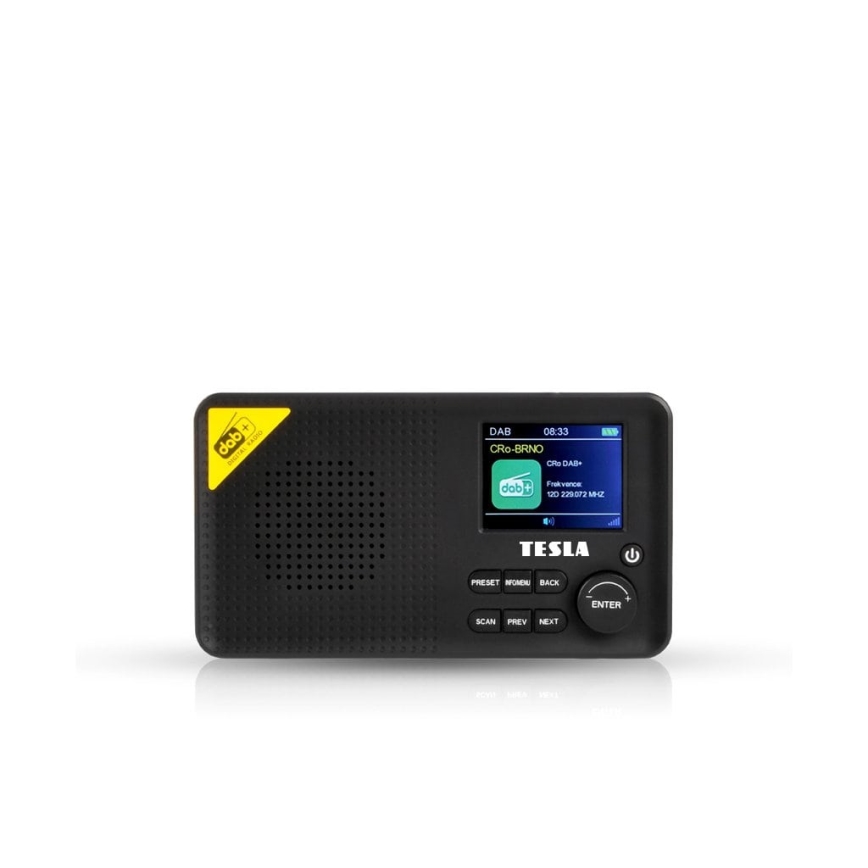 TESLA Electronics - Radio DAB+ FM 5W/1800 mAh nero