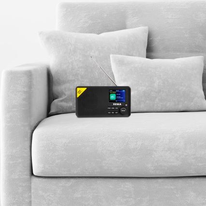 TESLA Electronics - Radio DAB+ FM 5W/1800 mAh noir