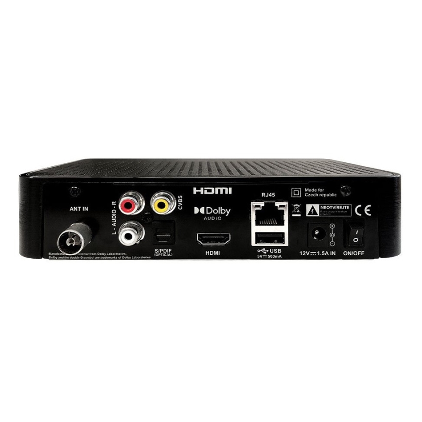 TESLA Electronics - ricevitore DVB-T2 H.265 (HEVC) con HbbTV 12V + telecomando