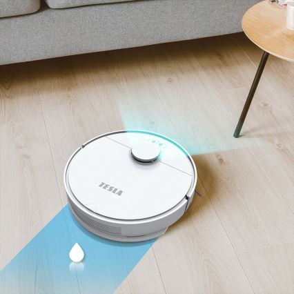 TESLA Electronics RoboStar - Aspirapolvere robot smart 2in1 2550 mAh Wi-Fi bianco