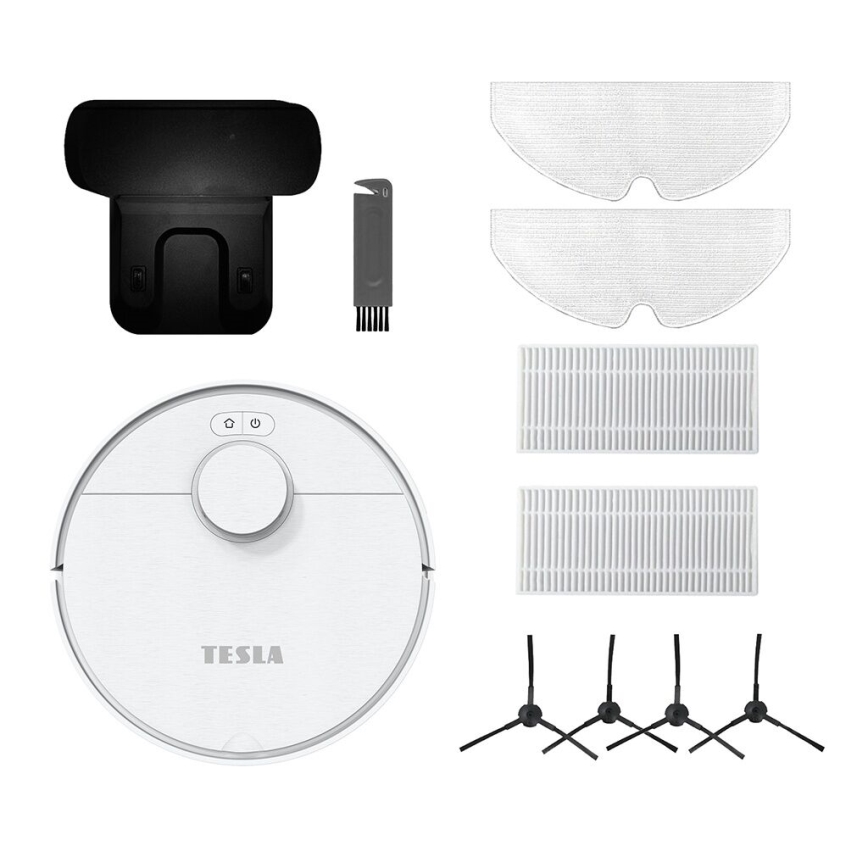 TESLA Electronics RoboStar - Aspirapolvere robot smart 2in1 2550 mAh Wi-Fi bianco