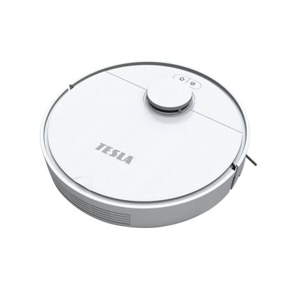 TESLA Electronics RoboStar - Aspirateur robot connecté 2en1 2550 mAh Wi-Fi blanc