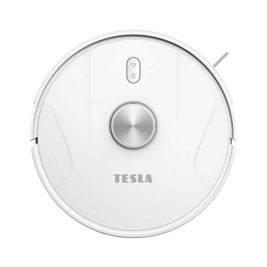TESLA Electronics RoboStar - Aspirateur robot connecté 2en1 2600 mAh Wi-Fi blanc