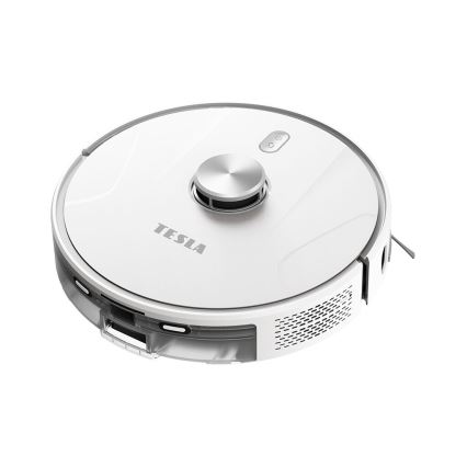 TESLA Electronics RoboStar - Aspirateur robot connecté 2en1 2600 mAh Wi-Fi blanc