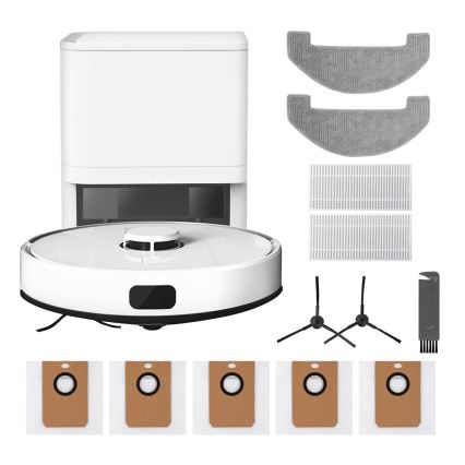 TESLA Electronics RoboStar - Aspirateur robot connecté 2en1 2600 mAh Wi-Fi blanc