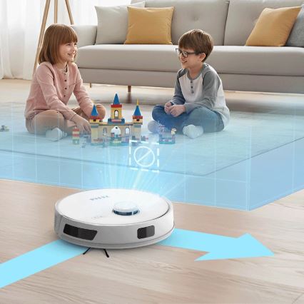 TESLA Electronics RoboStar - Intelligenter 2-in-1 Saugroboter 3200 mAh Wi-Fi weiß