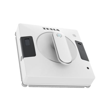 TESLA Electronics RoboStar - Nettoyeur de vitres connecté avec double pulvérisation d'eau 72W/230V/500 mAh Wi-Fi + télécommande