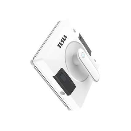 TESLA Electronics RoboStar - Nettoyeur de vitres connecté avec double pulvérisation d'eau 72W/230V/500 mAh Wi-Fi + télécommande