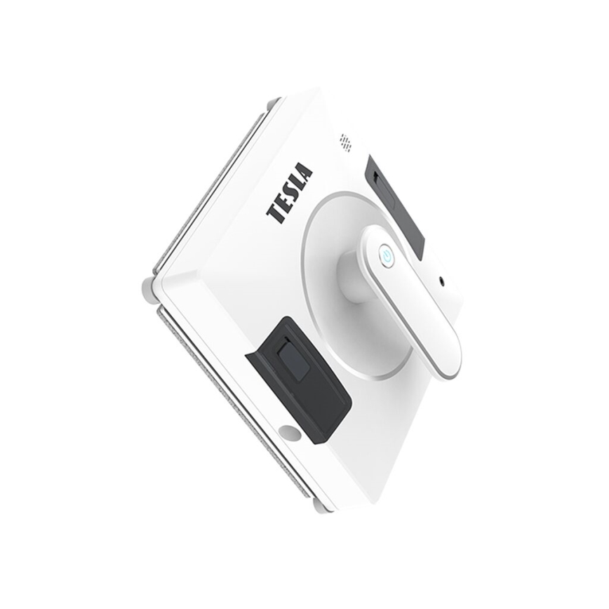 TESLA Electronics RoboStar - Nettoyeur de vitres connecté avec double pulvérisation d'eau 72W/230V/500 mAh Wi-Fi + télécommande