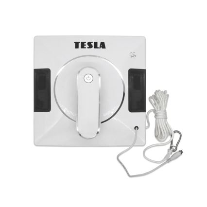 TESLA Electronics RoboStar - Nettoyeur de vitres connecté avec double pulvérisation d'eau 72W/230V/500 mAh Wi-Fi + télécommande
