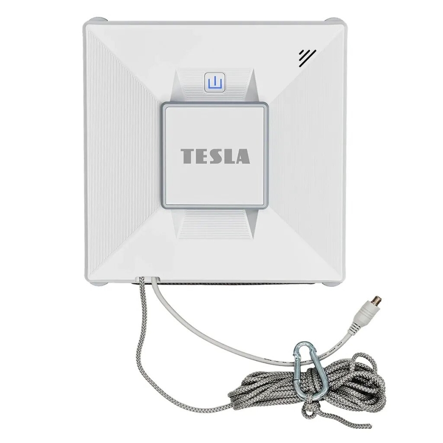 TESLA Electronics RoboStar - Nettoyeur de vitres connecté avec vaporisateur d'eau 72W/230V/650 mAh Wi-Fi + Télécommande