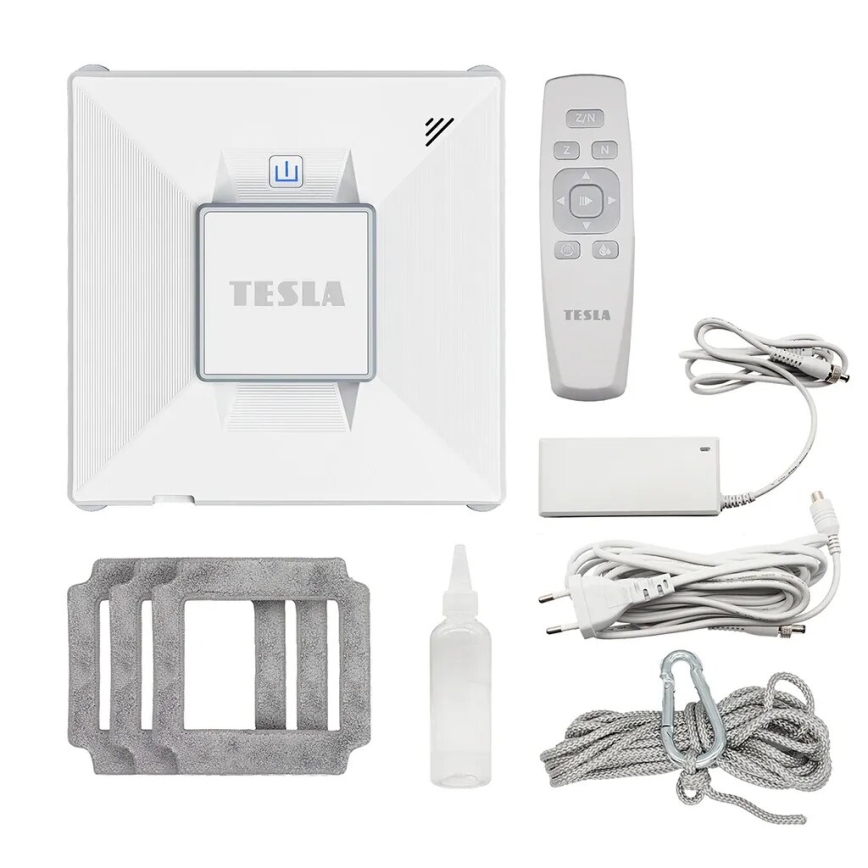 TESLA Electronics RoboStar-Pulitore per finestre con spruzzatore d'acqua 72W/230V/650 mAh Wi-Fi+Telecomando