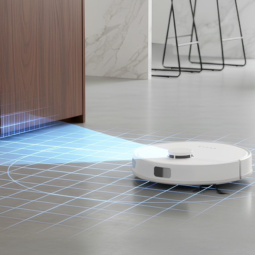 TESLA Electronics RoboStar - Robot aspirapolvere intelligente 2-in-1, 3200 mAh, Wi‑Fi, bianco
