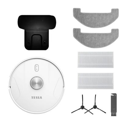 TESLA Electronics RoboStar - Smart-Staubsaugerroboter  2-in-1 2600 mAh Wi-Fi weiß
