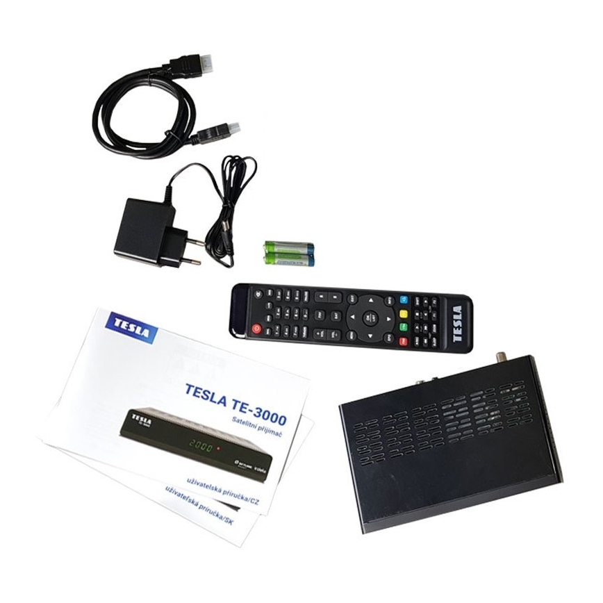 TESLA Electronics - Satelliten-Receiver 2xAAA + Fernbedienung