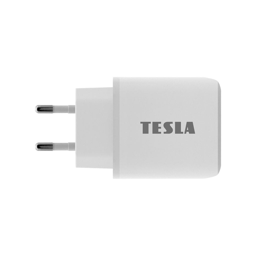 TESLA Electronics - Schnellladeadapter Power Delivery 25W weiß