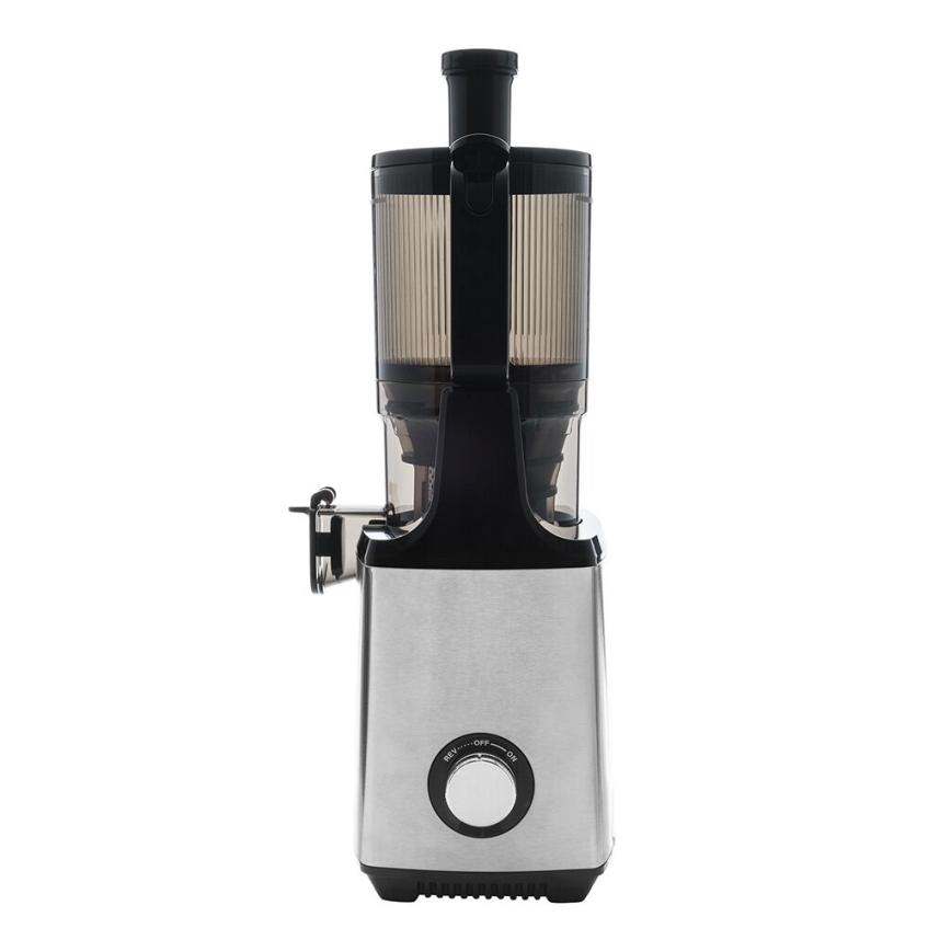 TESLA Electronics SlowJuicer Deluxe - Extracteur de jus lent 250W/230V acier inoxydable/noir