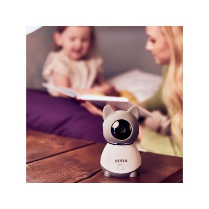 TESLA Smart - Babyphone connecté et rechargeable Wi-Fi