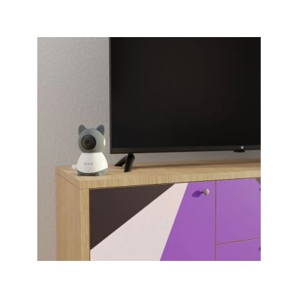 TESLA Smart - Babyphone connecté et rechargeable Wi-Fi