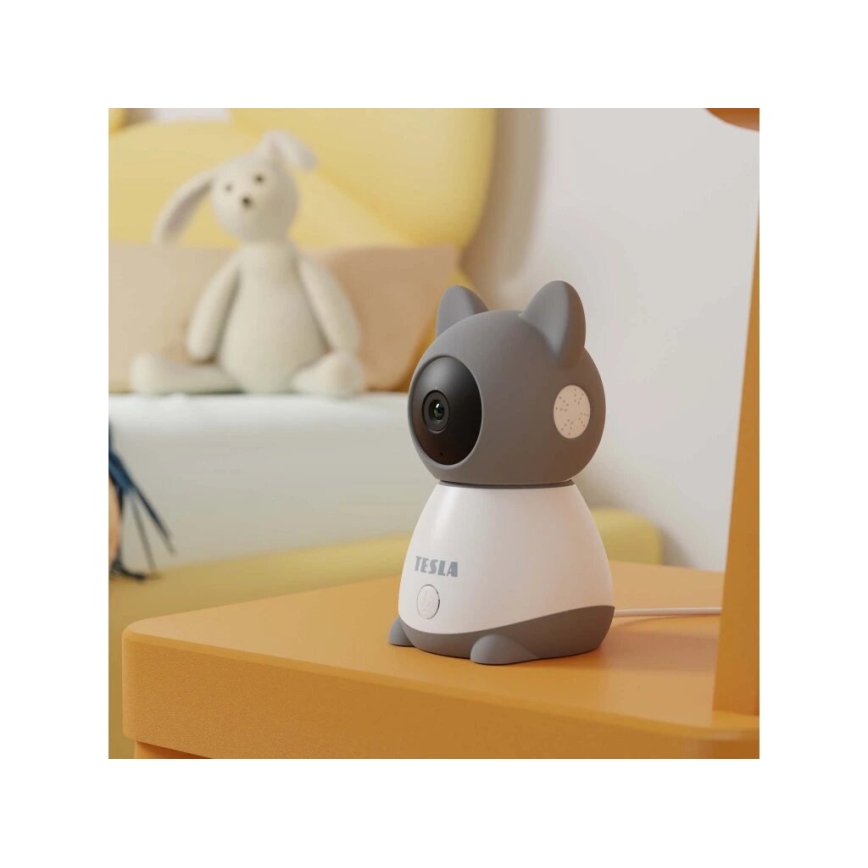 TESLA Smart - Babyphone connecté et rechargeable Wi-Fi