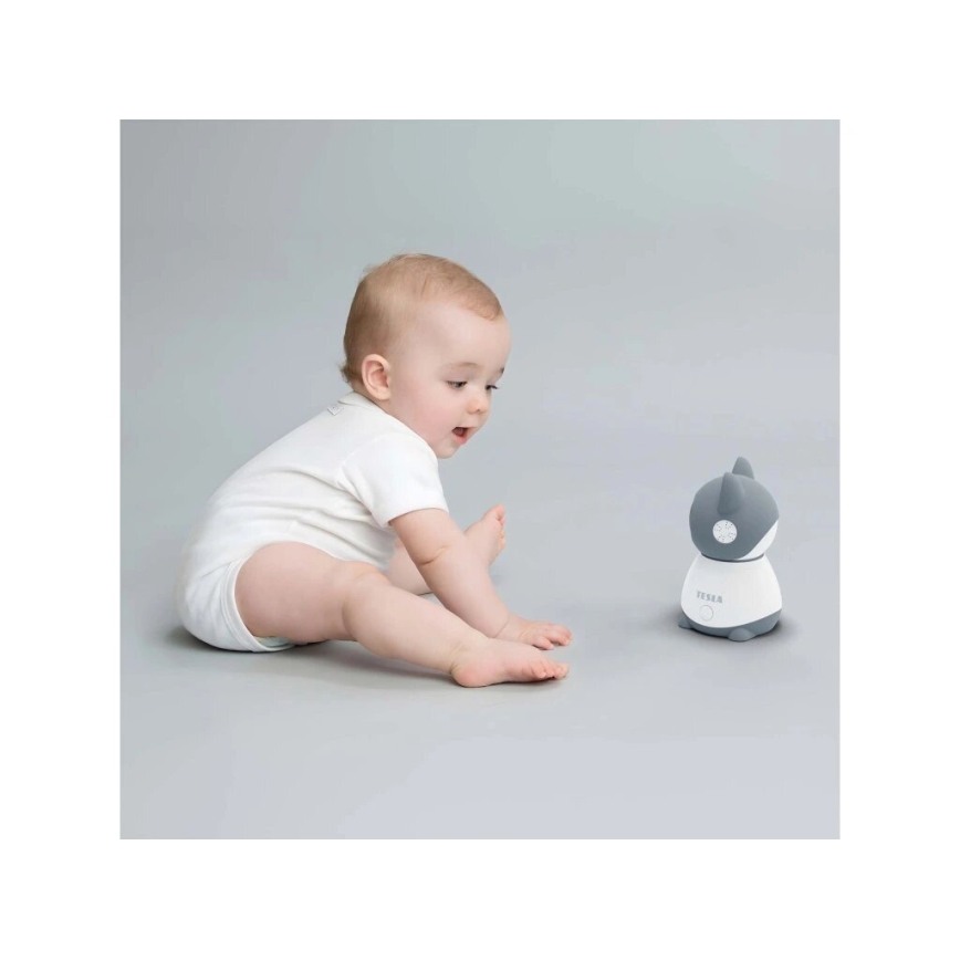 TESLA Smart - Babyphone connecté et rechargeable Wi-Fi