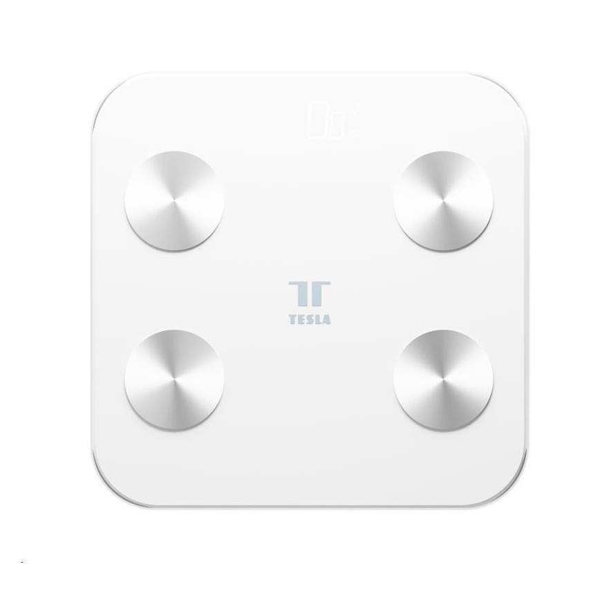 TESLA Smart - Bilancia pesapersone intelligente Wi-Fi 3xAAA