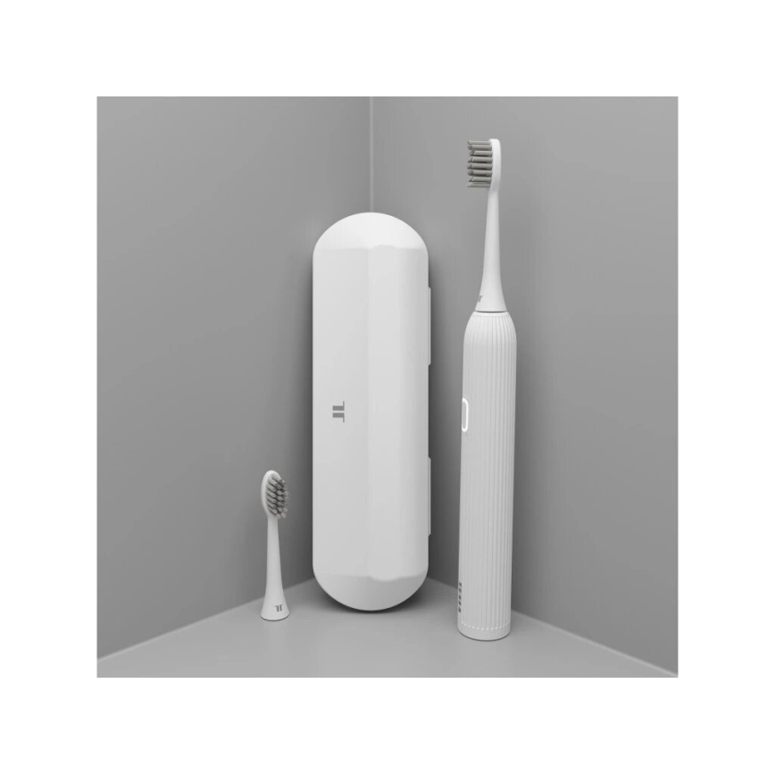 TESLA Smart - Brosse à dents sonique connectée TS200 DELUXE blanc