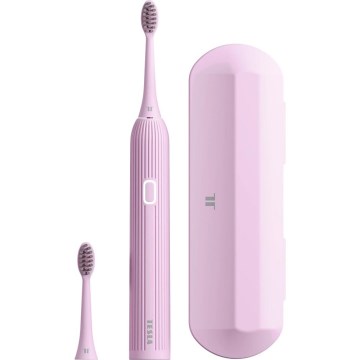 TESLA Smart - Brosse à dents sonique connectée TS200 DELUXE rose