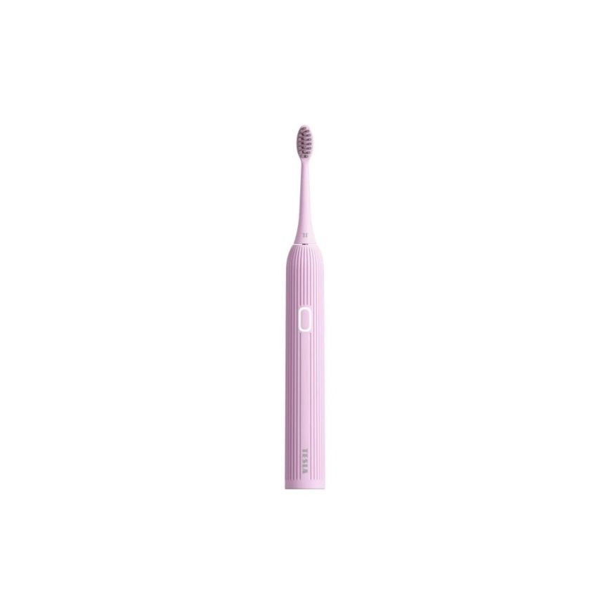 TESLA Smart - Brosse à dents sonique connectée TS200 DELUXE rose