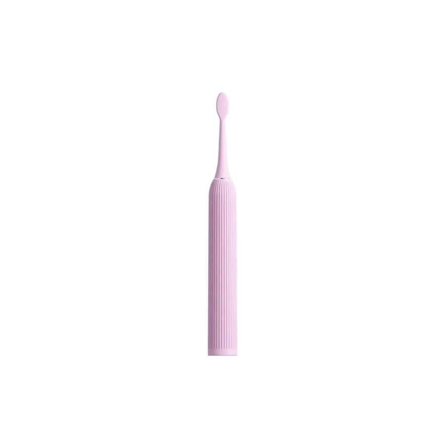 TESLA Smart - Brosse à dents sonique connectée TS200 DELUXE rose