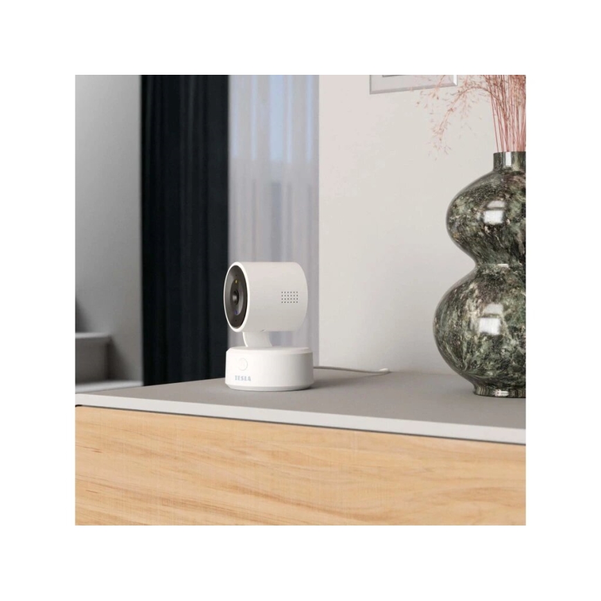 TESLA Smart - Caméra connectée IP 360 3MPx 5V Wi-Fi