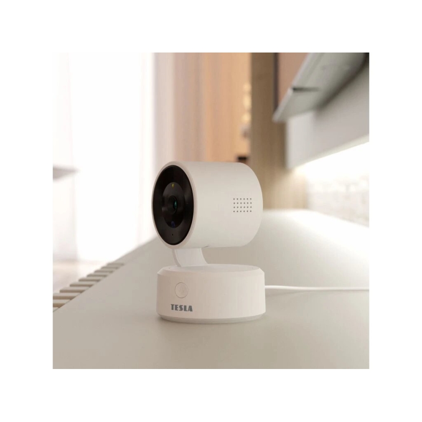 TESLA Smart - Caméra connectée IP 360 3MPx 5V Wi-Fi