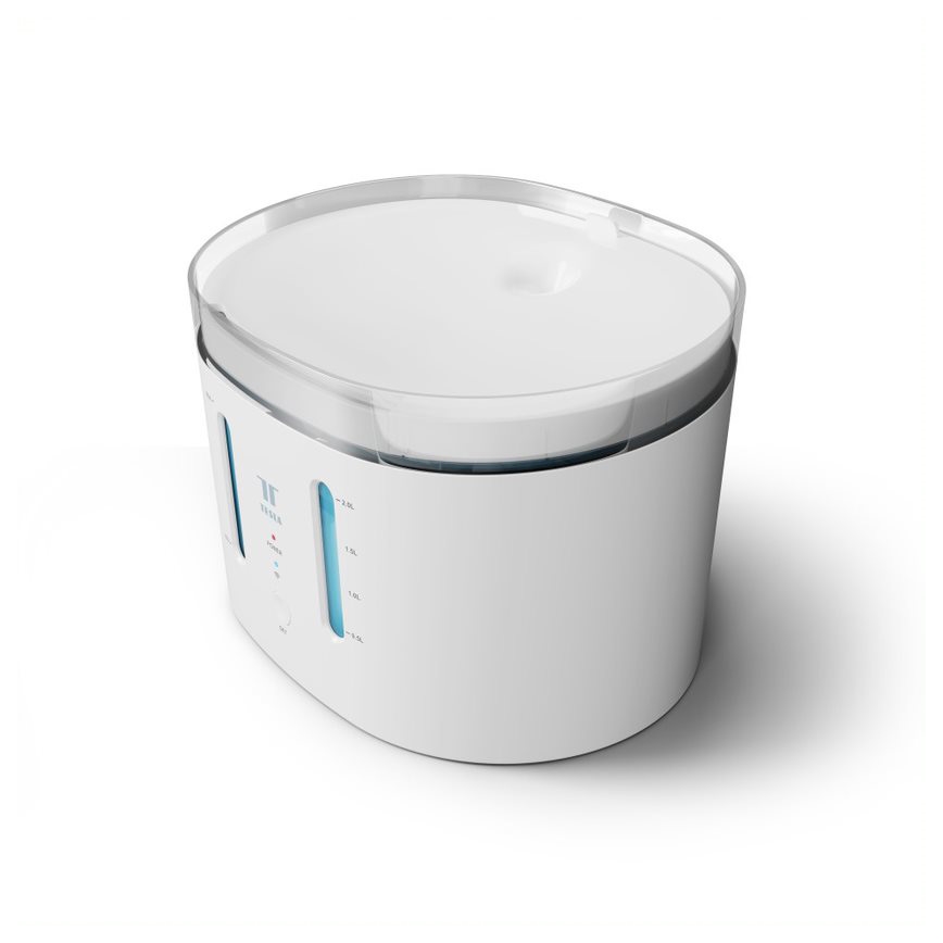 TESLA Smart - Fontaine connectée pour animaux de compagnie avec stérilisation par UV 2,5 l 5V Wi-Fi