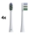 TESLA Smart - LOT 4x Tête de rechange pour brosse à dents sonic TS400 blanc