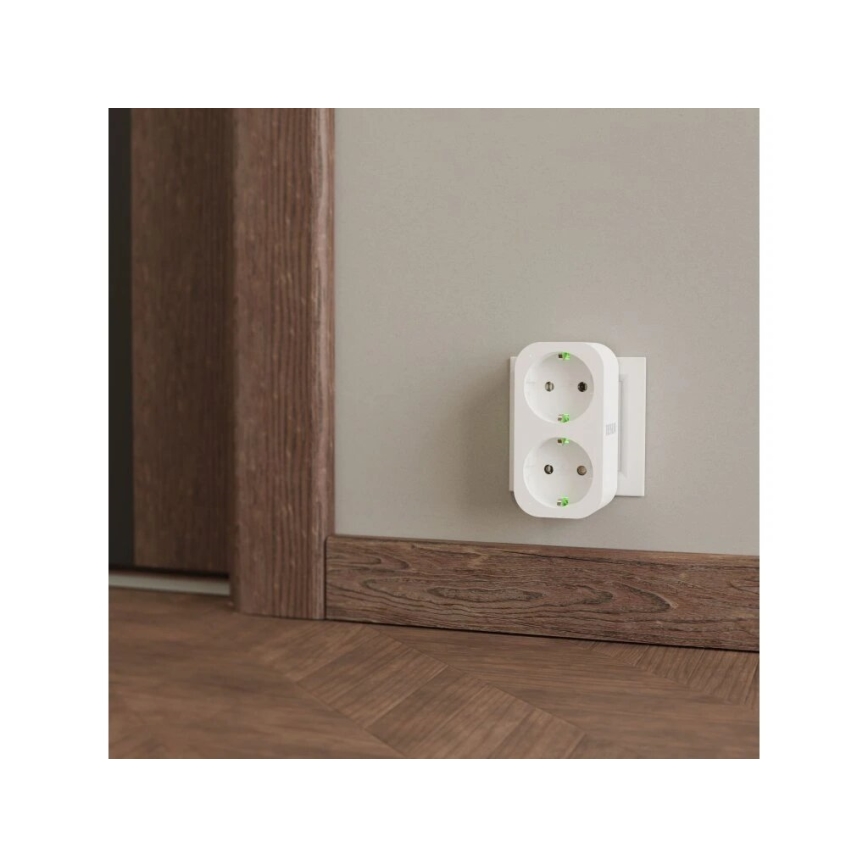 TESLA Smart - Multiprise connectée 2x16A/230V Type F Wi-Fi Tuya