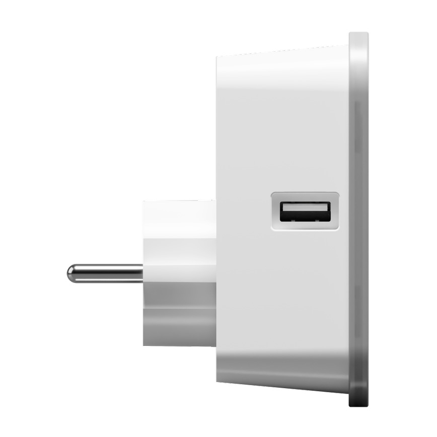 TESLA Smart - Prise connectée 3690W/230V/16A 2xUSB/24W/5V Wi-Fi Tuya