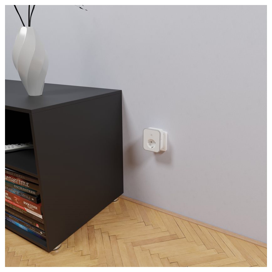 TESLA Smart - Prise connectée 3690W/230V/16A 2xUSB/24W/5V Wi-Fi Tuya