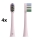 TESLA Smart - SET 4x Testina di ricambio per spazzolino sonico TS400 rosa