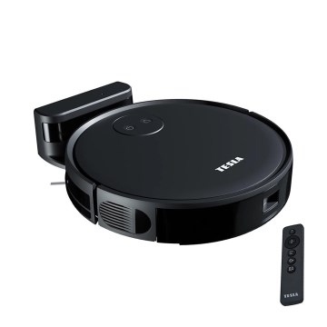TESLA Smart - Smart-Staubsaugerroboter  2-in-1 2000 mAh Wi-Fi schwarz + Fernbedienung
