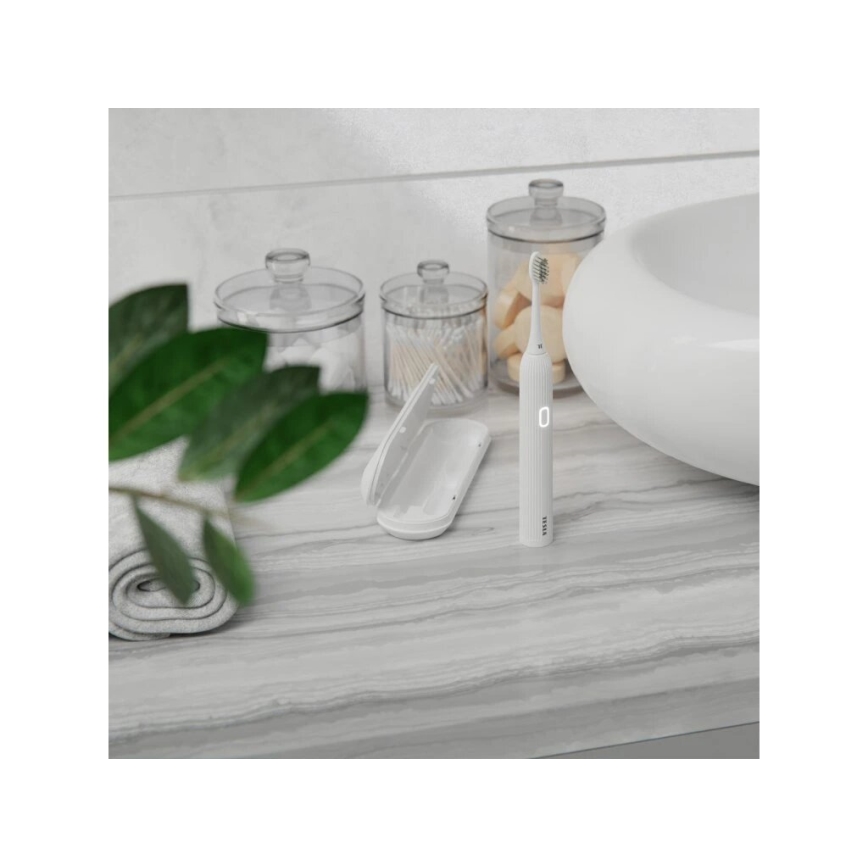 TESLA Smart - Spazzolino sonico intelligente TS200 DELUXE bianco