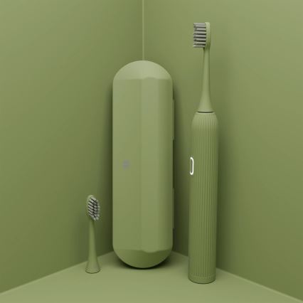 TESLA Smart - Spazzolino sonico intelligente TS200 DELUXE verde