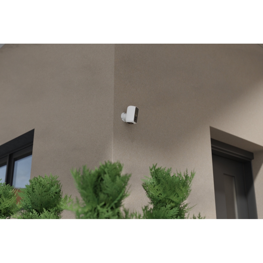 TESLA Smart - Telecamera esterna intelligente con sensore 2K 1296p 9600 mAh 5V Wi-Fi IP65