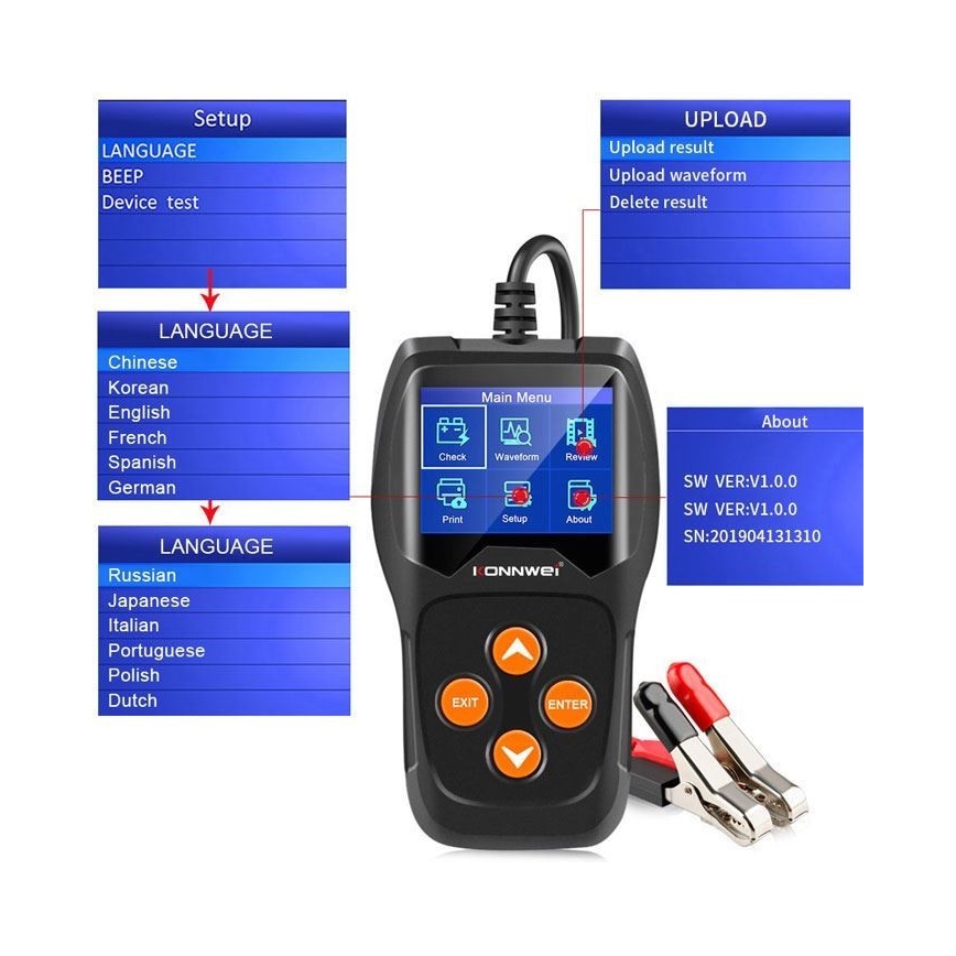 Tester batteria 12V